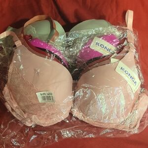 5 NWT & 1 Worn Once 32DD KONGA BRAS